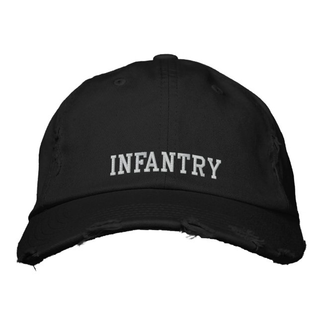 Brodée Casquette brodé d'infanterie (Devant)