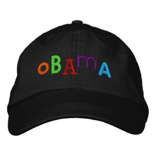 Brodée CASQUETTE brodé d'OBAMA