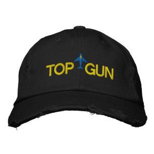 Brodée Casquette brodé du canon supérieur