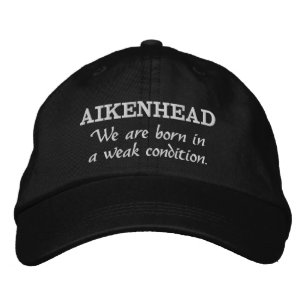 Brodée Casquette brodé du clan Aikenhead