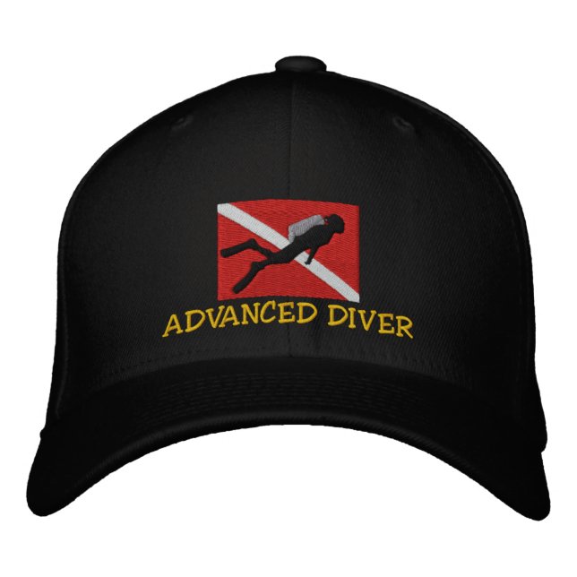 Brodée Casquette brodé du lecteur SCUBA avancé (Devant)