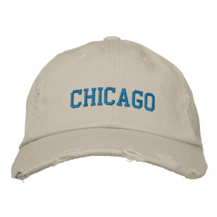 Brodée Casquette brodé du logo de Chicago