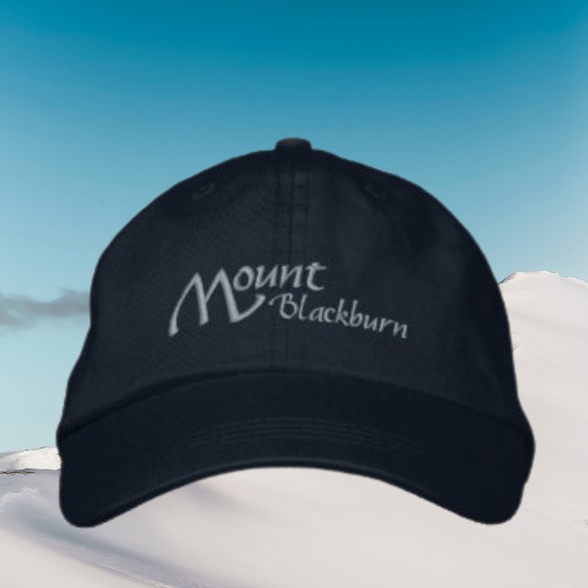 Brodée Casquette brodé du mont Blackburn Alaska Wrangell (Créateur téléchargé)