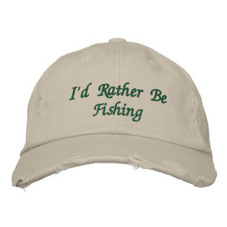 Brodée Casquette brodé du pêcheur