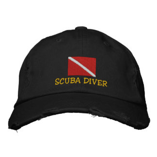Brodée CASQUETTE brodé du plongeur SCUBA