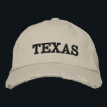 Brodée Casquette brodé du Texas<br><div class="desc">Casquette brodé du Texas mignon ! Sélectionnez n'importe quelle couleur parmi les options de couleur et faites-la livrer en un rien de temps!</div>