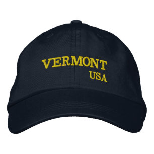 Brodée Casquette brodé du Vermont USA