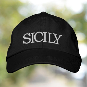 Brodée Casquette brodé en Sicile