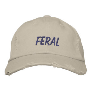 Brodée casquette brodé "Feral"