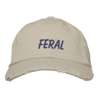 Brodée casquette brodé "Feral"
