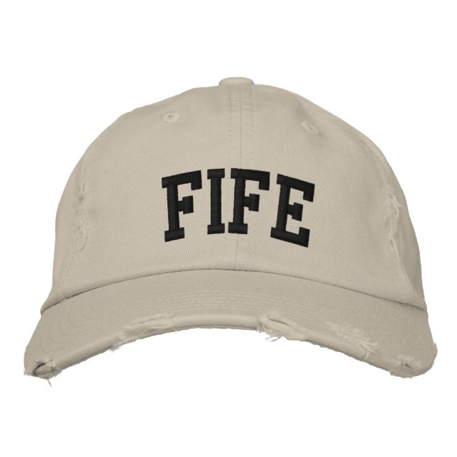 Brodée Casquette brodé Fife (Devant)