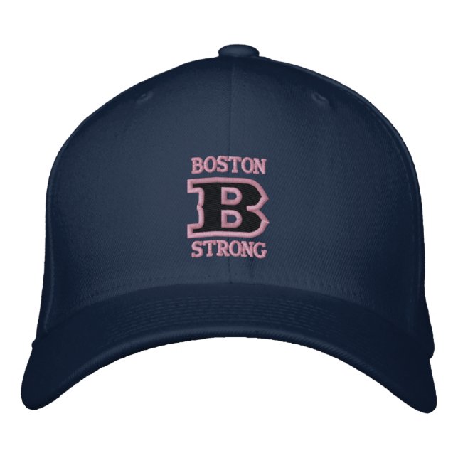 Brodée Casquette brodé FORT de BOSTON B (Devant)