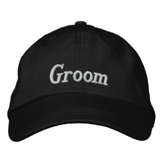 Brodée Casquette brodé Groom