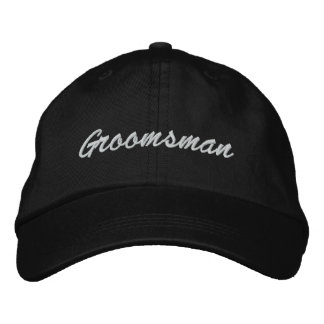 Brodée Casquette brodé Groomsman