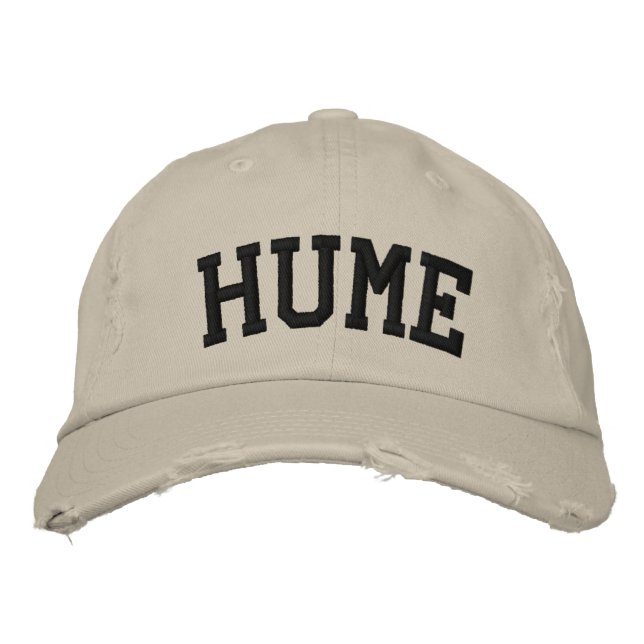 Brodée Casquette brodé Hume (Devant)