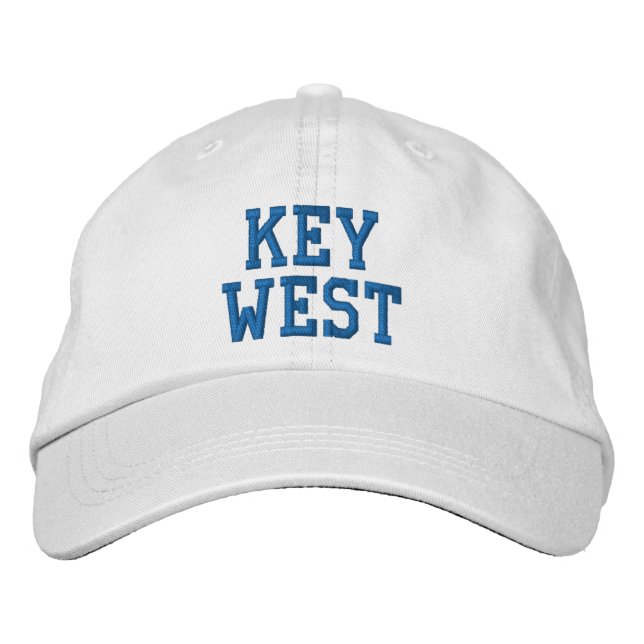 Brodée CASQUETTE brodé KEY WEST (Devant)