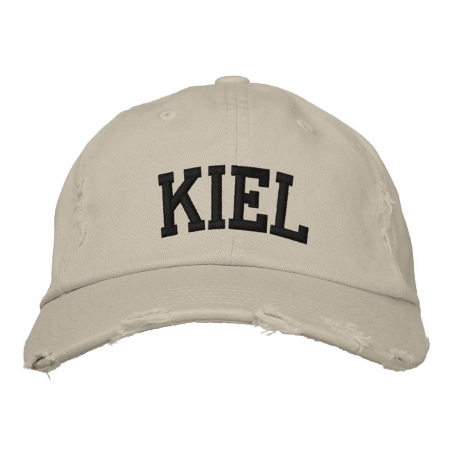 Brodée Casquette Brodé Kiel (Devant)