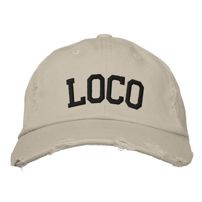 Brodée Casquette brodé Loco (Devant)