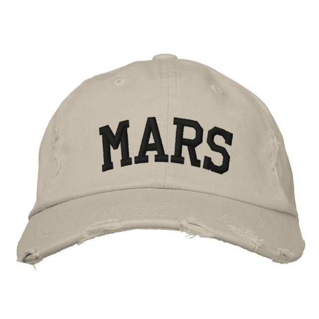 Brodée Casquette brodé Mars (Devant)