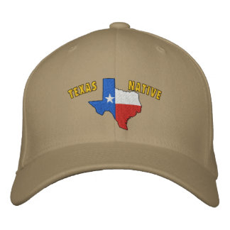 Brodée Casquette brodé natif du Texas