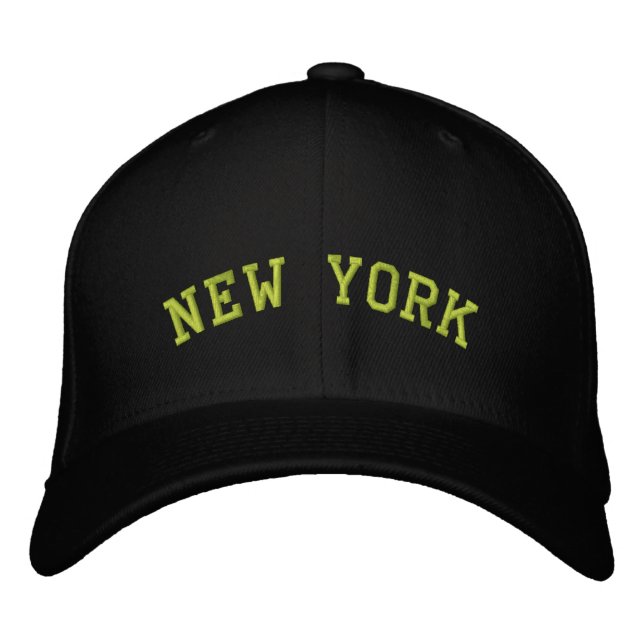 Brodée Casquette Brodé New York (Devant)