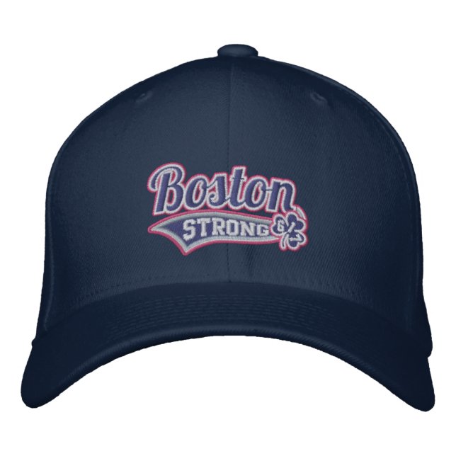 Brodée Casquette brodé par shamrock fort de stade de (Devant)