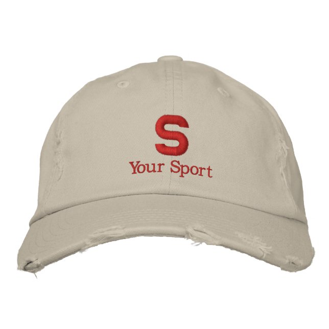 Brodée Casquette brodé personnalisé du secondaire (Devant)