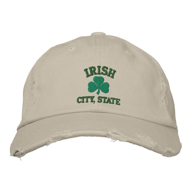 Brodée Casquette Brodé personnalisé Irish City State (Devant)