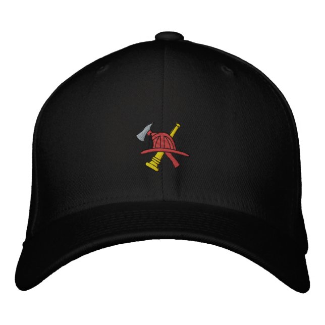 Brodée Casquette brodé pompier (Devant)