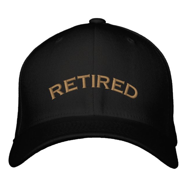 Brodée Casquette brodé retraité (Devant)