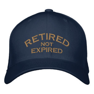 Brodée Casquette Brodé Retraité Non Expiré