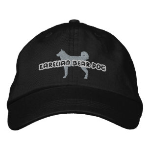 Brodée Casquette brodé Silhouette Karelian Bear Dog