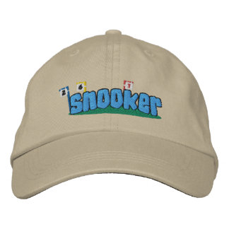 Brodée Casquette brodé Snooker