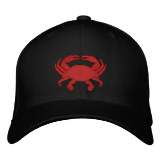 Brodée Casquette Brodee Crabe Rouge