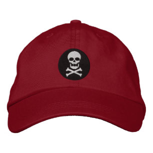 Brodée Casquette Brodee Crâne Et Os