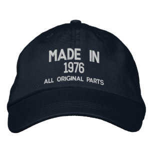 Brodée Casquette Brodee Fabriquee en 1976 - Personnalisab