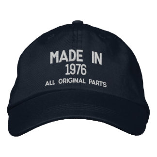 Brodée Casquette Brodee Fabriquee en 1976 - Personnalisab