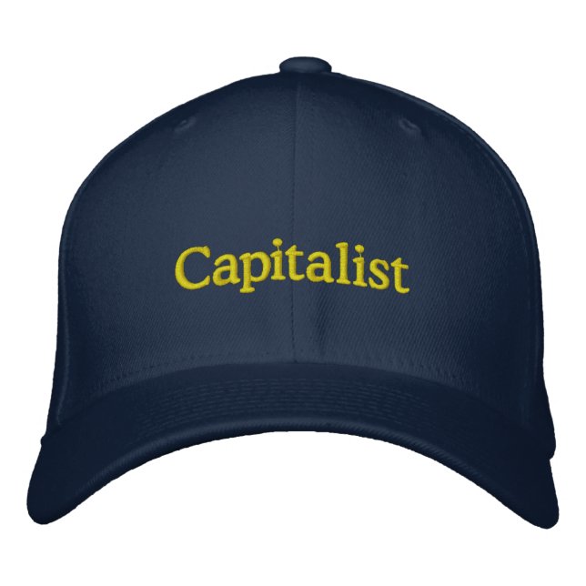 Brodée Casquette capitaliste (Devant)
