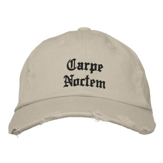 Brodée Casquette Carpe Noctem