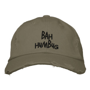 Brodée casquette / Casquette "Bah Humbug"