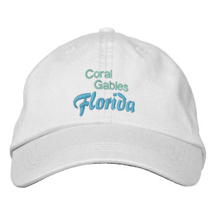 BRODÉE CASQUETTE CORAL GABLES