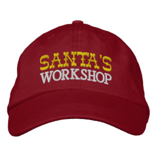 Brodée Casquette d'atelier père Noël