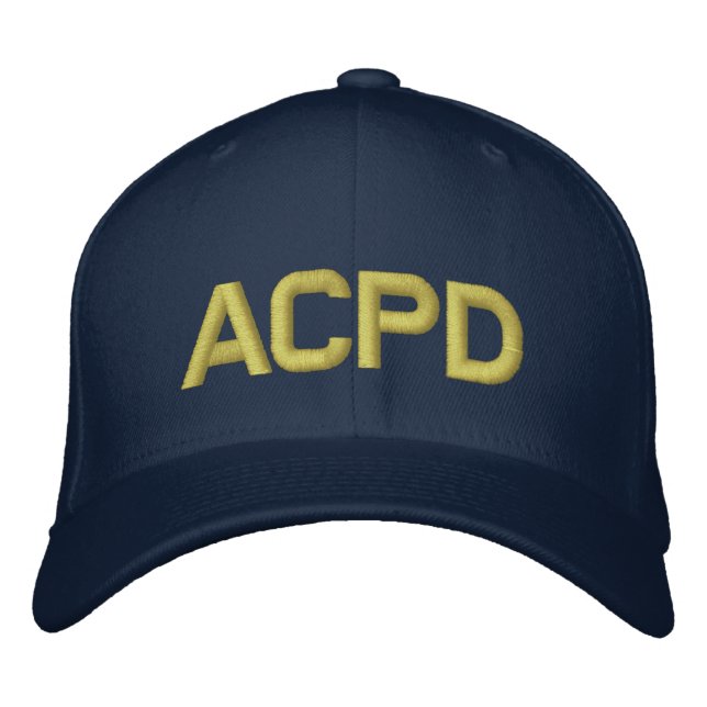 Brodée CASQUETTE de balle ACPD (Devant)