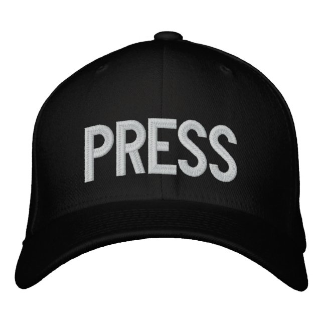 Brodée Casquette de balle de presse (Devant)