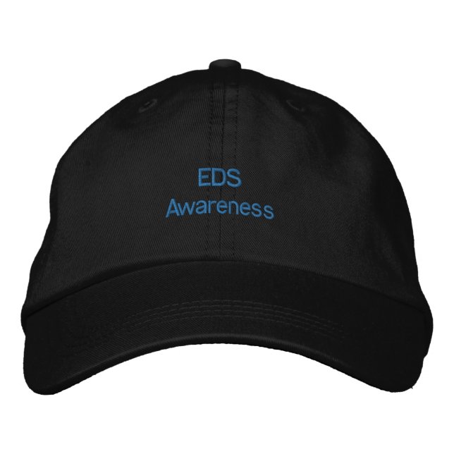 Brodée Casquette de balle de sensibilisation EDS brodé (Devant)