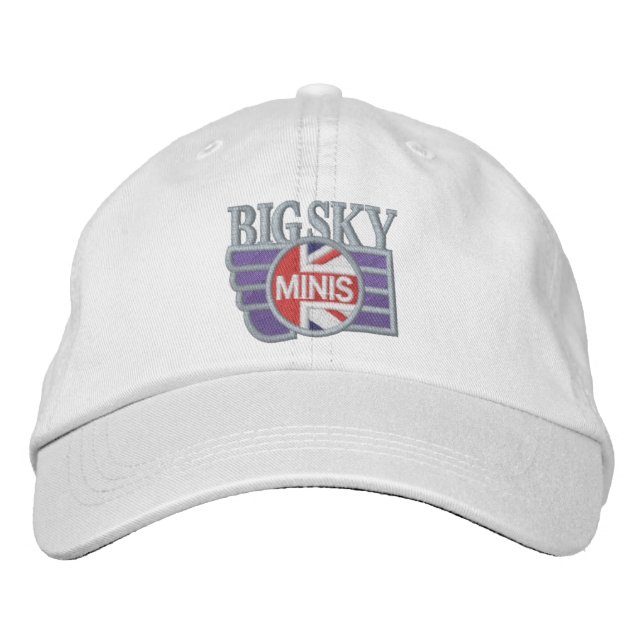 Brodée Casquette de balle réglable (Devant)