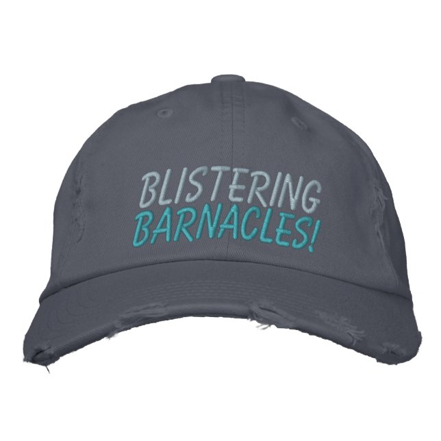 Brodée casquette de barnacles à bulles (Devant)