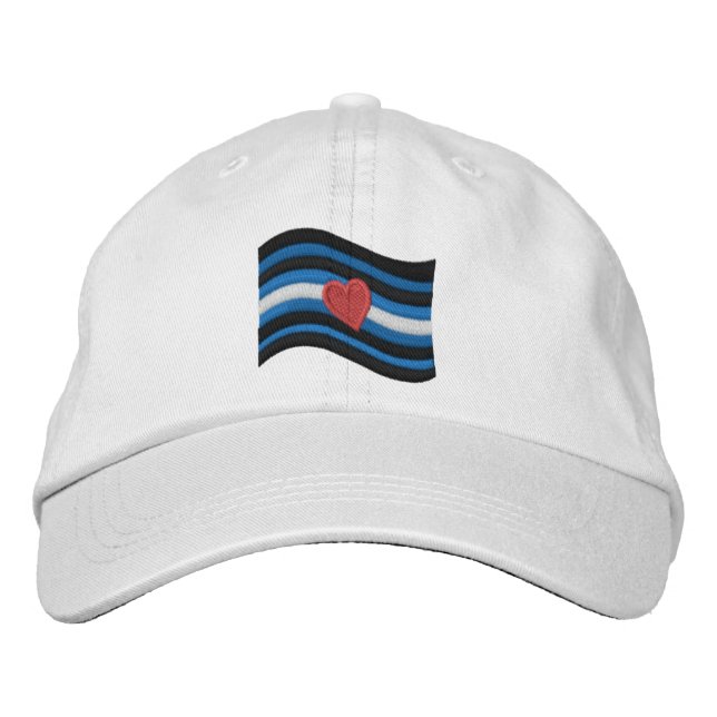 Brodée Casquette de base-ball brodé de la marque de la Fi (Devant)