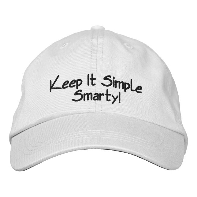 Brodée Casquette de base-ball personnalisé (Devant)