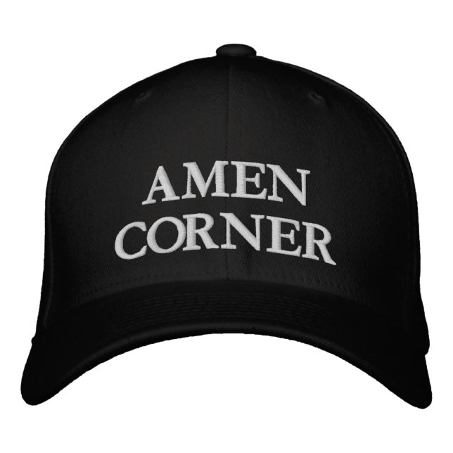 BRODÉE CASQUETTE DE BASEBALL AMEN CORNER (Devant)